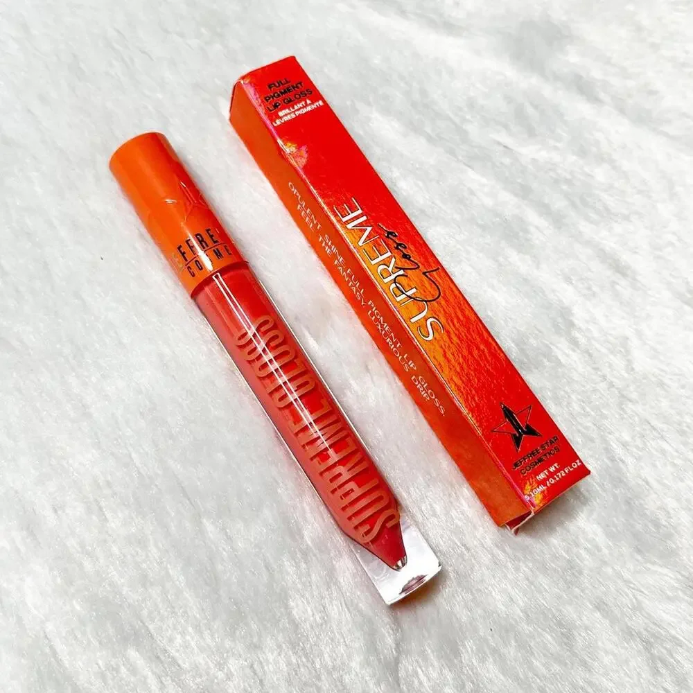 NIB Jeffree Star Supreme Gloss Full Pigment Lip Gloss Orange County 5.10ml